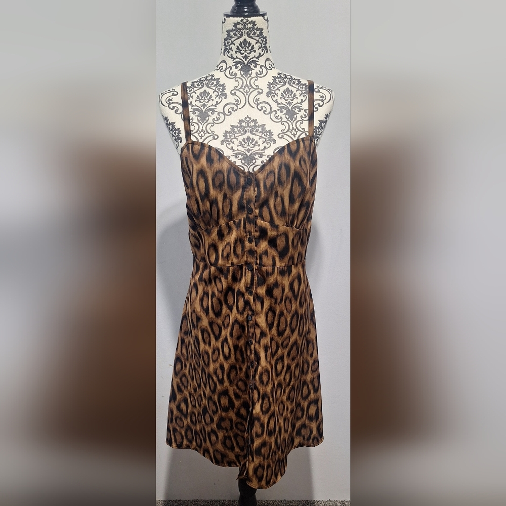 Le Chateau Lrg Animal Print Dress